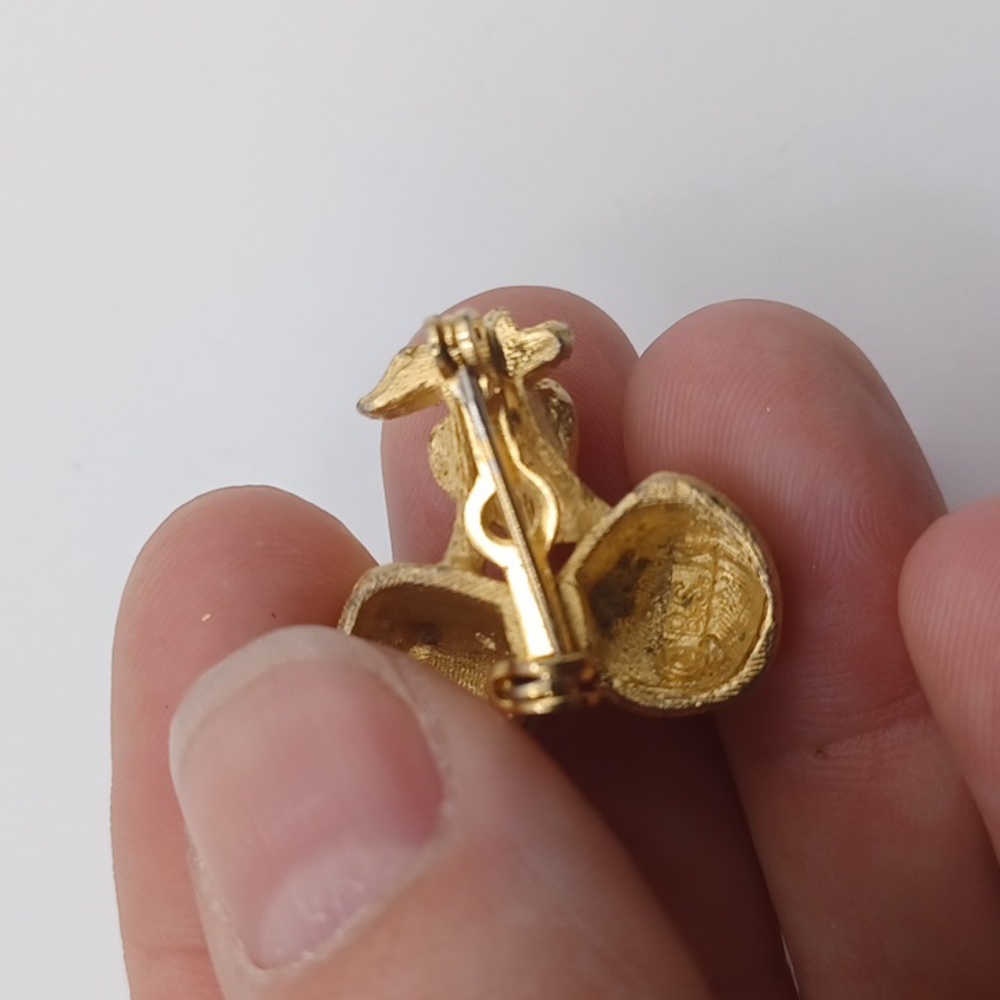 BSK Gold-Toned Cherry Brooch - Picture 4 of 4